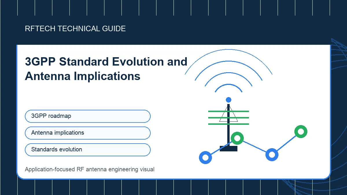 3GPP Standard Evolution and Antenna Implications technical illustration for RF antenna applications