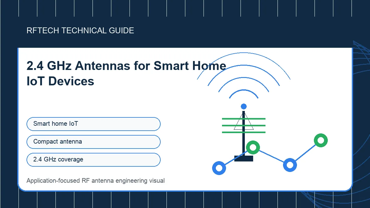 2.4 GHz Antennas for Smart Home IoT Devices technical illustration for RF antenna applications