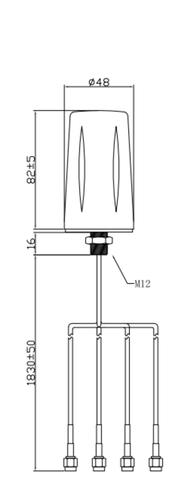 gl009c 4 gps/gnss+cellular+wifi combo antenna