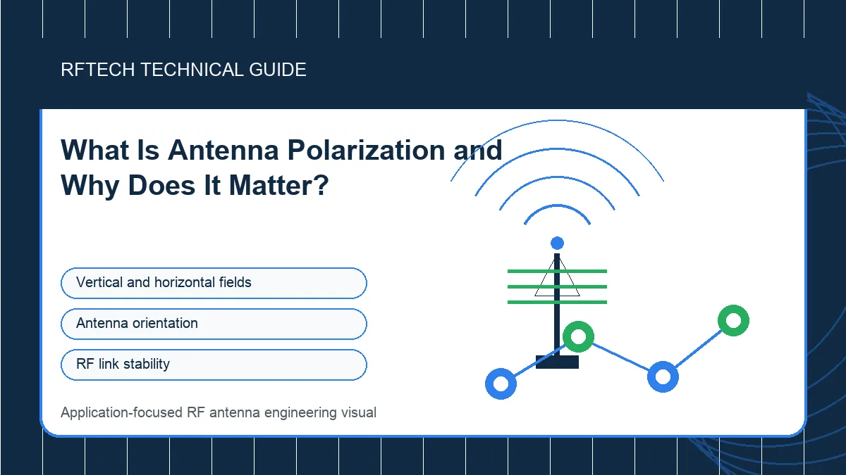 What Is Antenna Polarization and Why Does It Matter? technical illustration for RF antenna applications