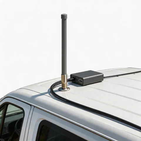 GL-500V-2 fiberglass omni antenna application scene 1