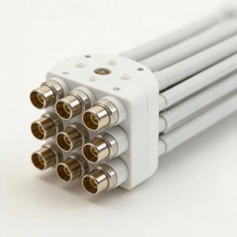 GL-6283H-3 MIMO antenna connector and mounting detail view