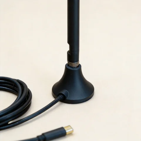 GL-DY091 magnetic mount antenna connector and mounting detail view