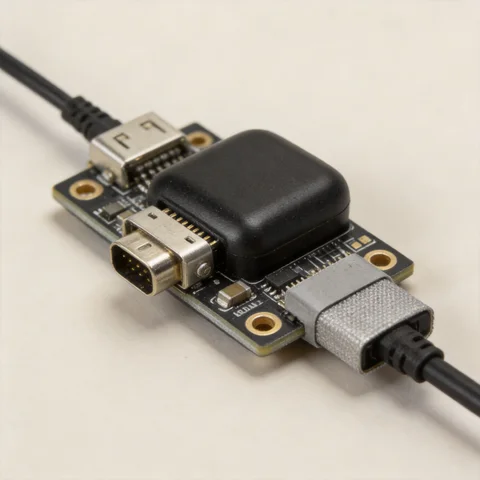 GL-DY26 GPS/GNSS antenna connector and mounting detail view