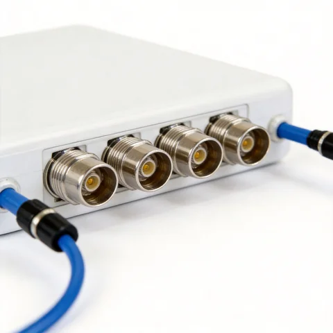 GL-DY7027S MIMO antenna connector and mounting detail view
