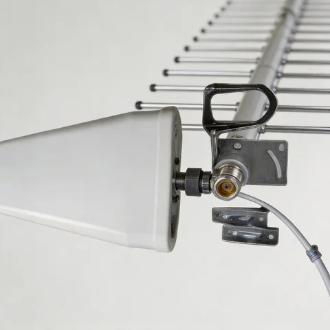 GL-DY7038V11 LPDA antenna connector and mounting detail view