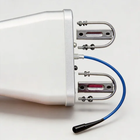 GL-DY7040V11 LPDA antenna connector and mounting detail view