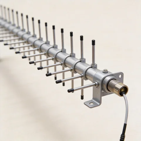 GL-DY8027V9 LPDA antenna connector and mounting detail view