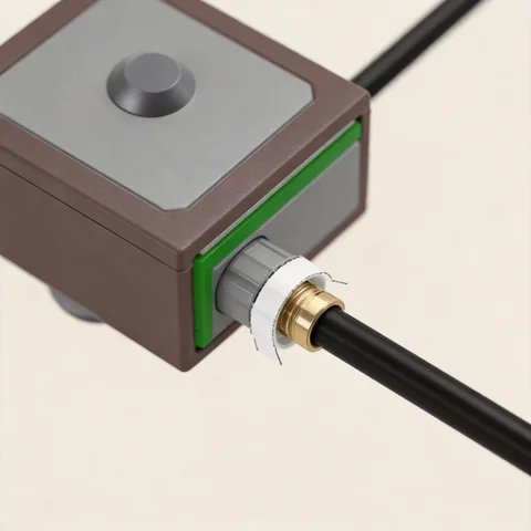 GL045-10 GPS/GNSS antenna connector and mounting detail view