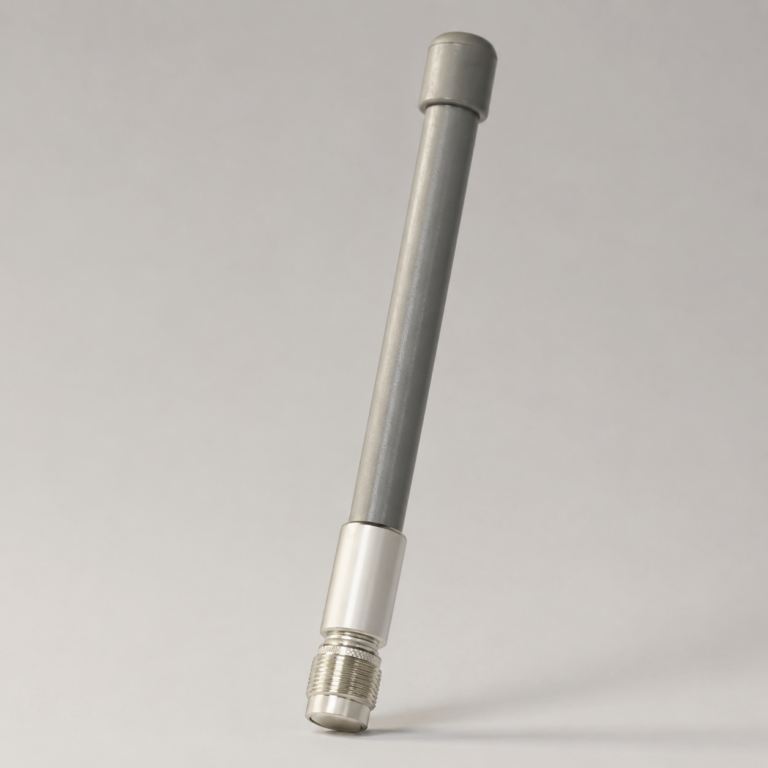 GLF86803 fiberglass omni antenna connector and mounting detail view