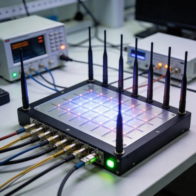 AI-Driven Radio: Machine Learning and Agentic Intelligence adaptive antenna array monitored by machine learning system blog image
