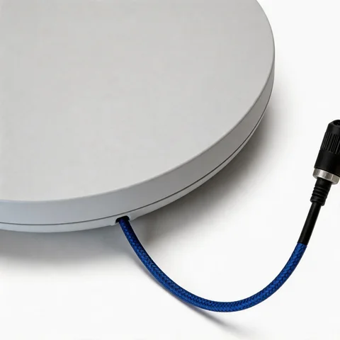 GL-DY3070H3 omni ceiling mount antenna connector and mounting detail view