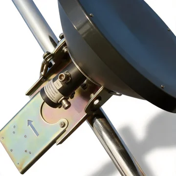 GL-DY5158VH32 parabolic dish antenna connector and mounting detail view