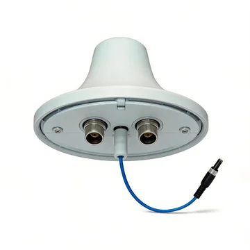 GL-DY6070VV3 omni ceiling mount antenna connector and mounting detail view
