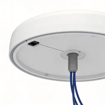 GL-DY7027V3A omni ceiling mount antenna connector and mounting detail view