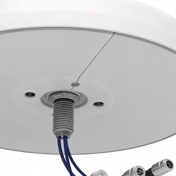GL-DY7027V3B omni ceiling mount antenna connector and mounting detail view