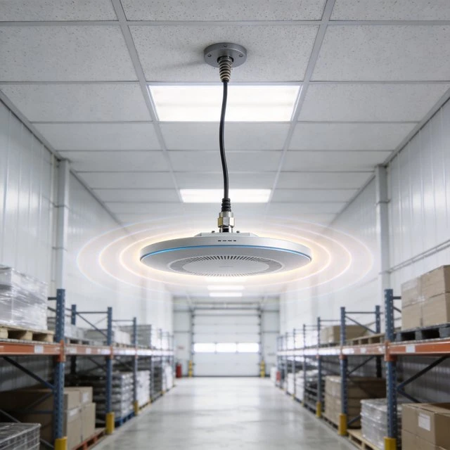 Omnidirectional vs Directional Antenna: How to Choose the Right Coverage Pattern omnidirectional coverage in a building interior blog image