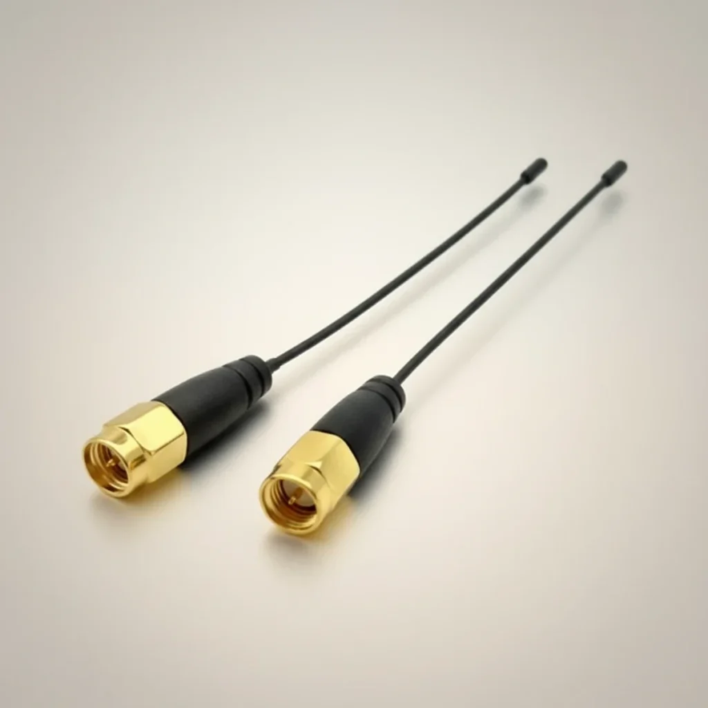 GLR03 868MHz Rubber Antenna 3 SMA Male Connector Mount Phi 1.7*104