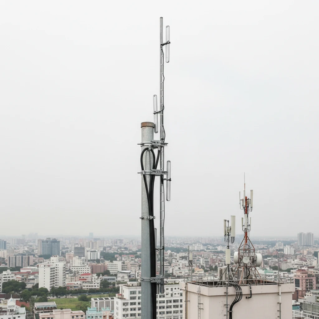 GL-DY150I antenna rooftop installation scene