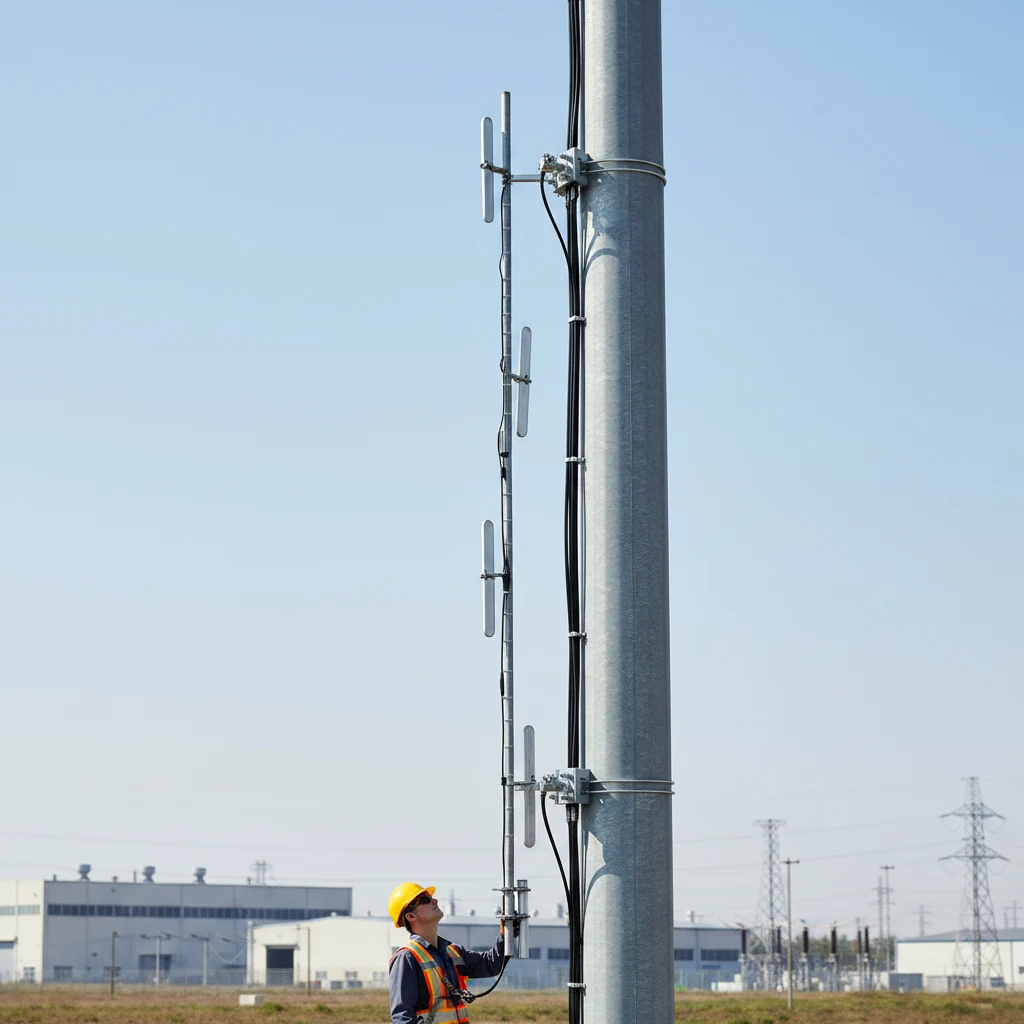 GL-DY150IA antenna rooftop installation scene