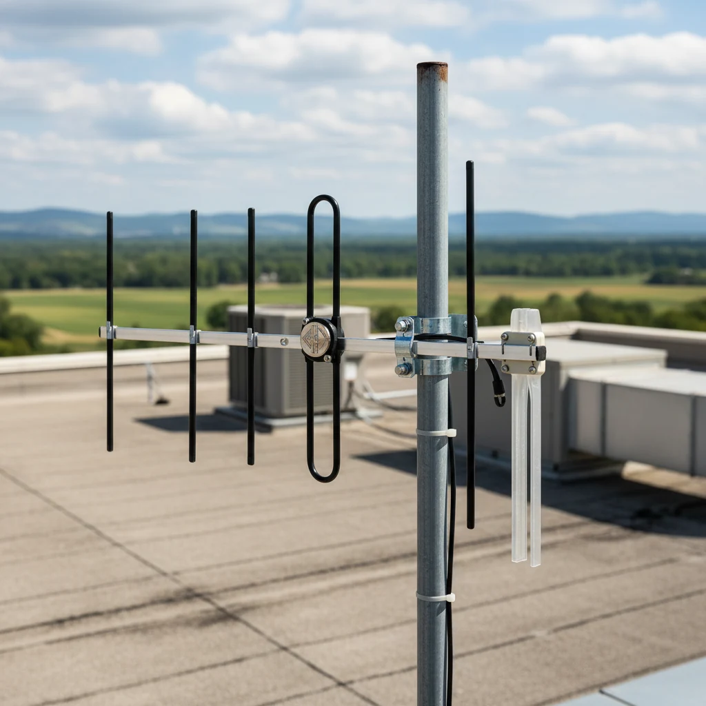 GL-DY230B antenna rooftop installation scene