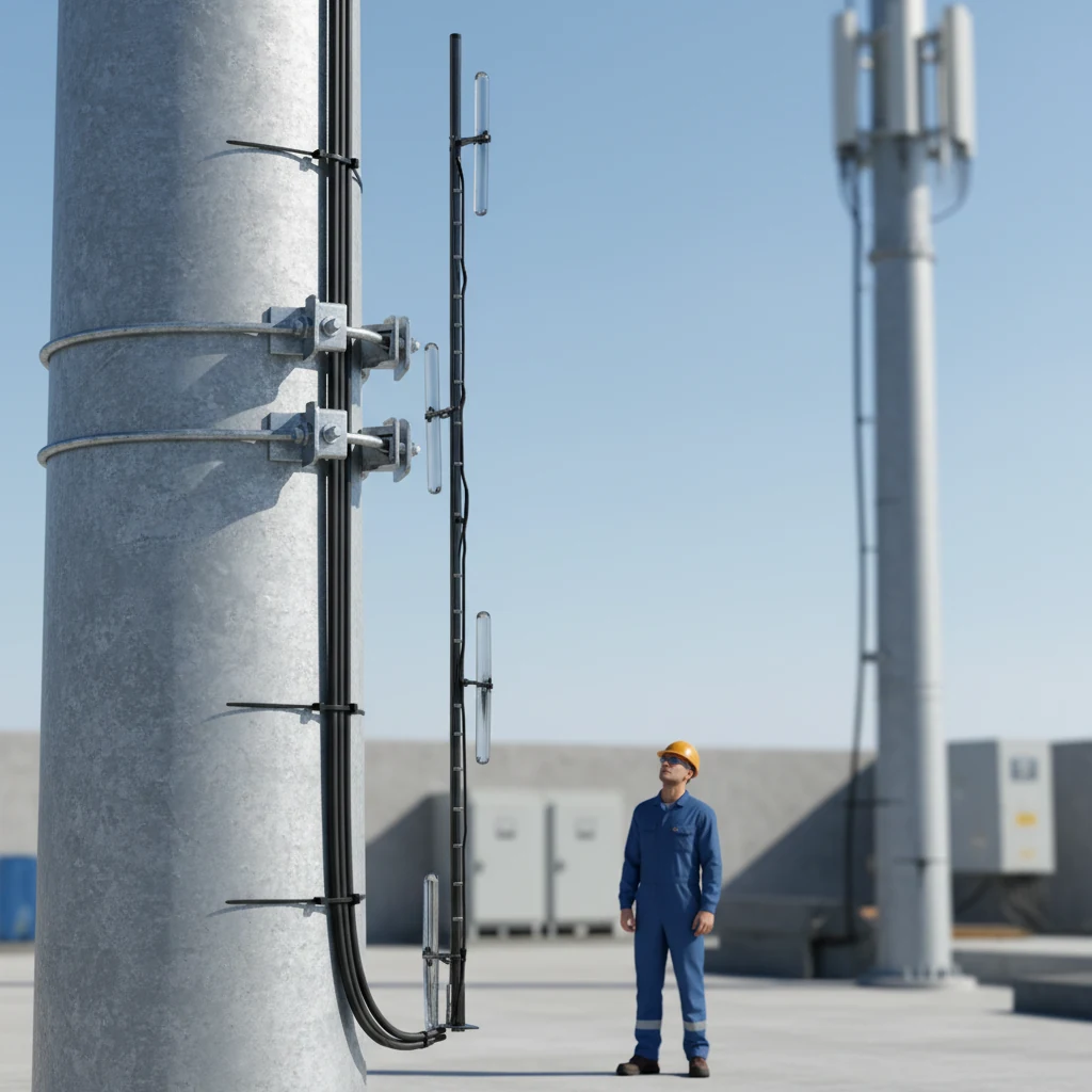 GL-DY350IA antenna rooftop installation scene