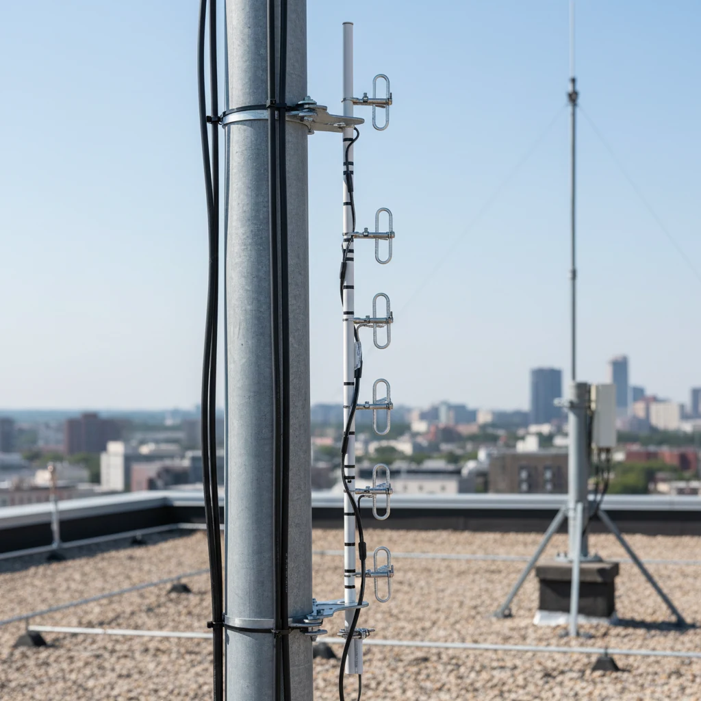 GL-DY350IIA antenna rooftop installation scene