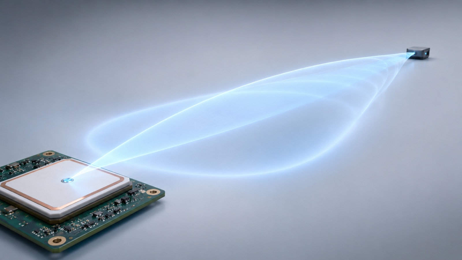 Patch antenna signal coverage over distance