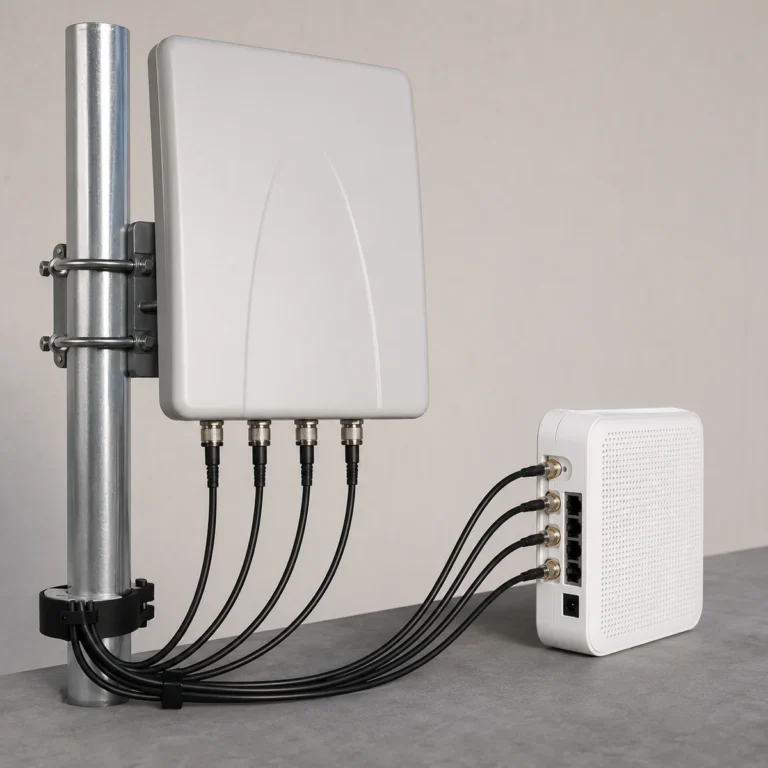 5G MIMO antenna concept with multiple RF signal paths