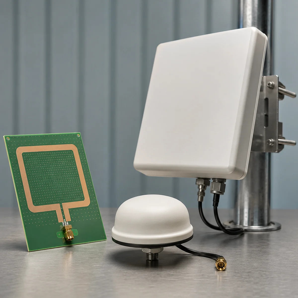 5G MIMO antenna form factors for embedded dome and panel deployments