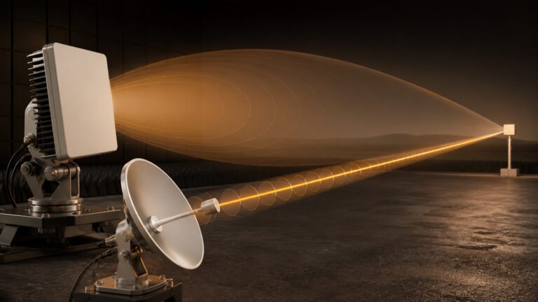 Directional antennas illustrating high-gain beamwidth tradeoffs