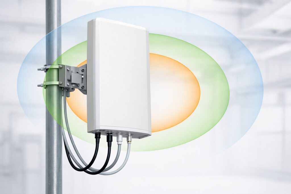 LTE antenna low band mid band and high band coverage