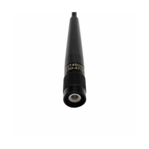 GLQT450GT black 450-470 MHz flexible whip antenna with TNC male connector