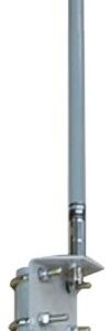 GLCKF2400V10 fiberglass omnidirectional antenna with mast bracket