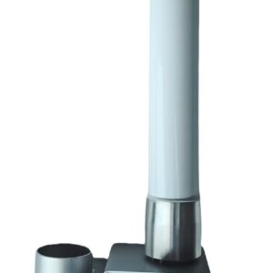 GLTQJ0160G3F38A white 100-6000 MHz fiberglass antenna with mast bracket