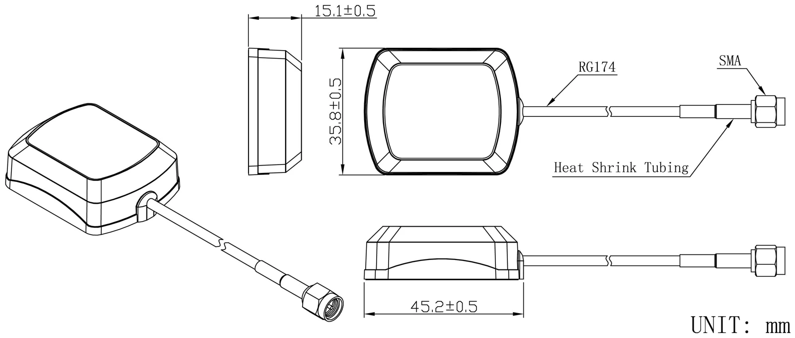 GLYX002 mechanical drawing