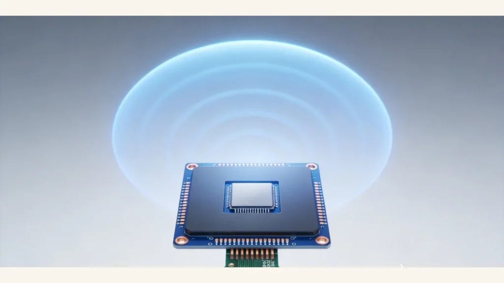 Axial Ratio einer zirkular polarisierten GNSS-Antenne über Frequenz und Winkel.