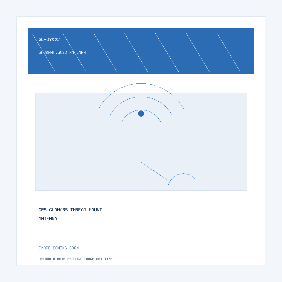 GPS Glonass Thread Mount Antenna
