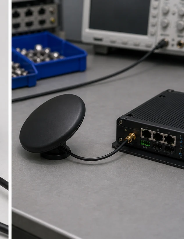GL-DY046 GPS/GNSS antenna connector and mounting detail view