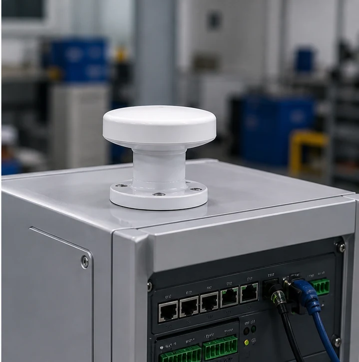 GLB013 GPS/GNSS antenna connector and mounting detail view