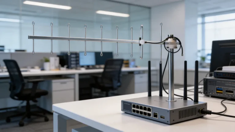 GL-400AH8 433.175-434.665MHz Yagi Antenna 12 N Female Connector Mount application scene image 5