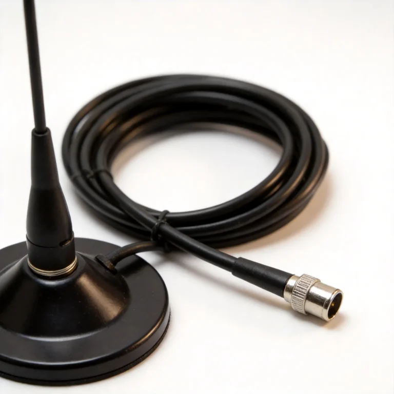 GL089-868 868MHz BNC Magnetic Mount Antenna 3dBi 3m RG174 Cable detail image 3
