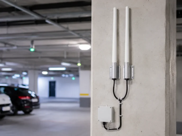 GL868F10 868+/-10MHz Fiberglass Antenna 10dBi SMA Male Pole Mount application scene image 1